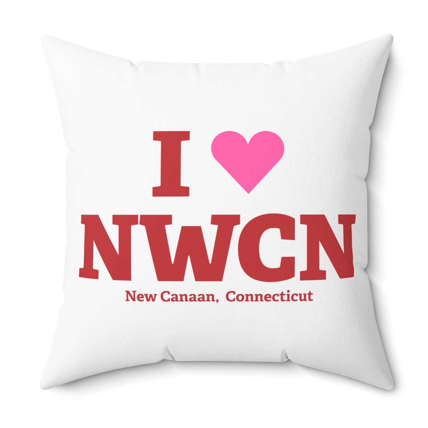 I Heart NWCN Spun Polyester Square Pillow