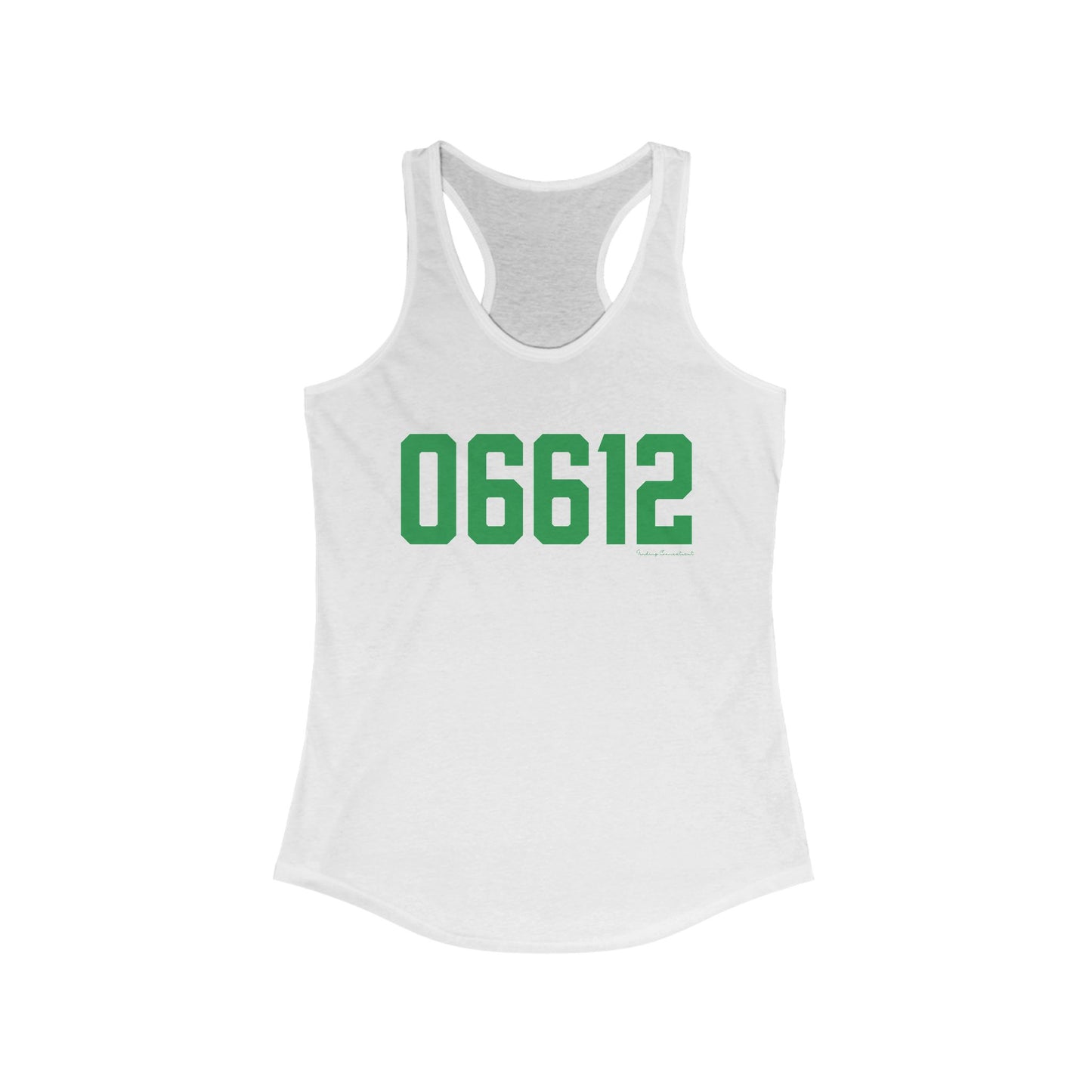 06612 Easton Connecticut Zip Code Women's Ideal Racerback Tank Top