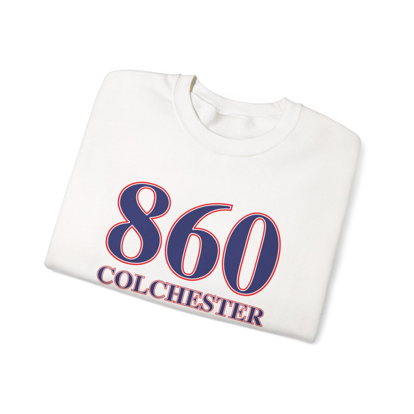 860 Colchester Red White & Blue Unisex Heavy Blend™ Crewneck Sweatshirt