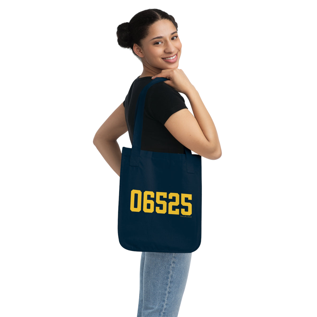 06525 Woodbridge Connecticut Zip Code Organic Canvas Tote Bag