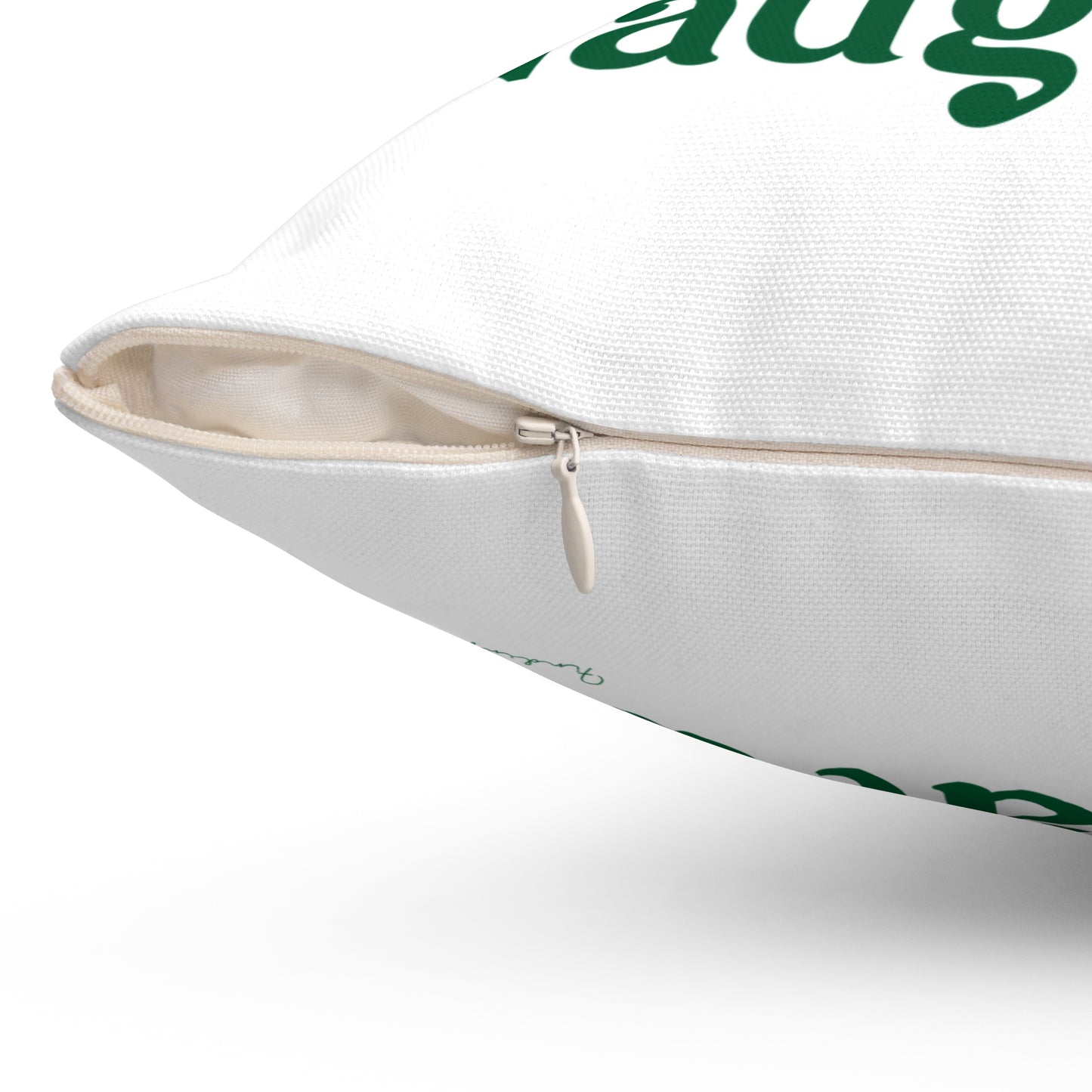 I Clover Naugatuck Spun Polyester Square Pillow