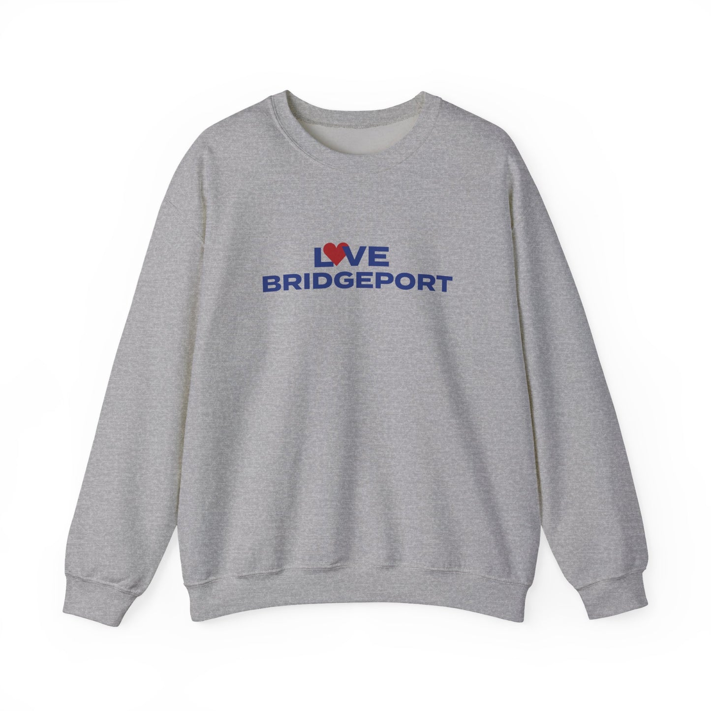Love Bridgeport Unisex Heavy Blend™ Crewneck Sweatshirt