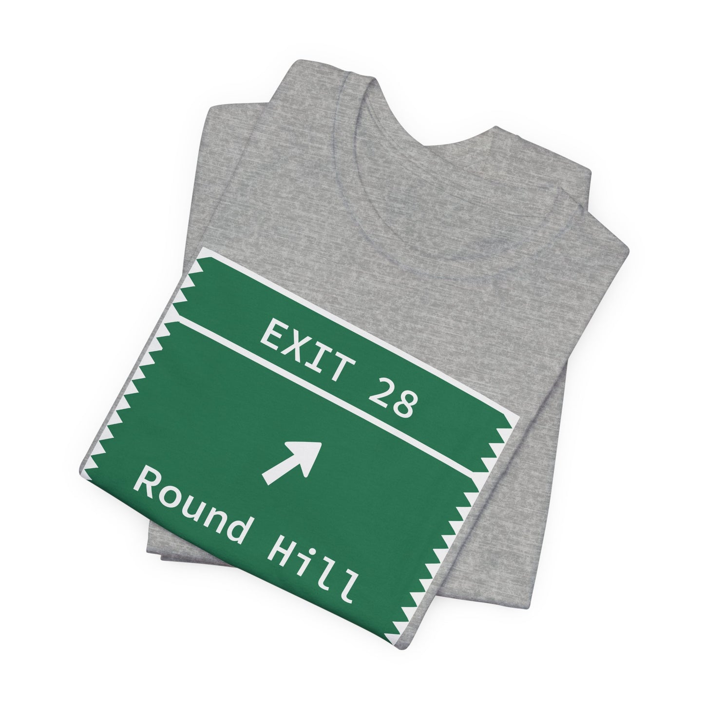 Vintage Merritt Parkway Exit 28 Sign Unisex Jersey Short Sleeve T-Shirt