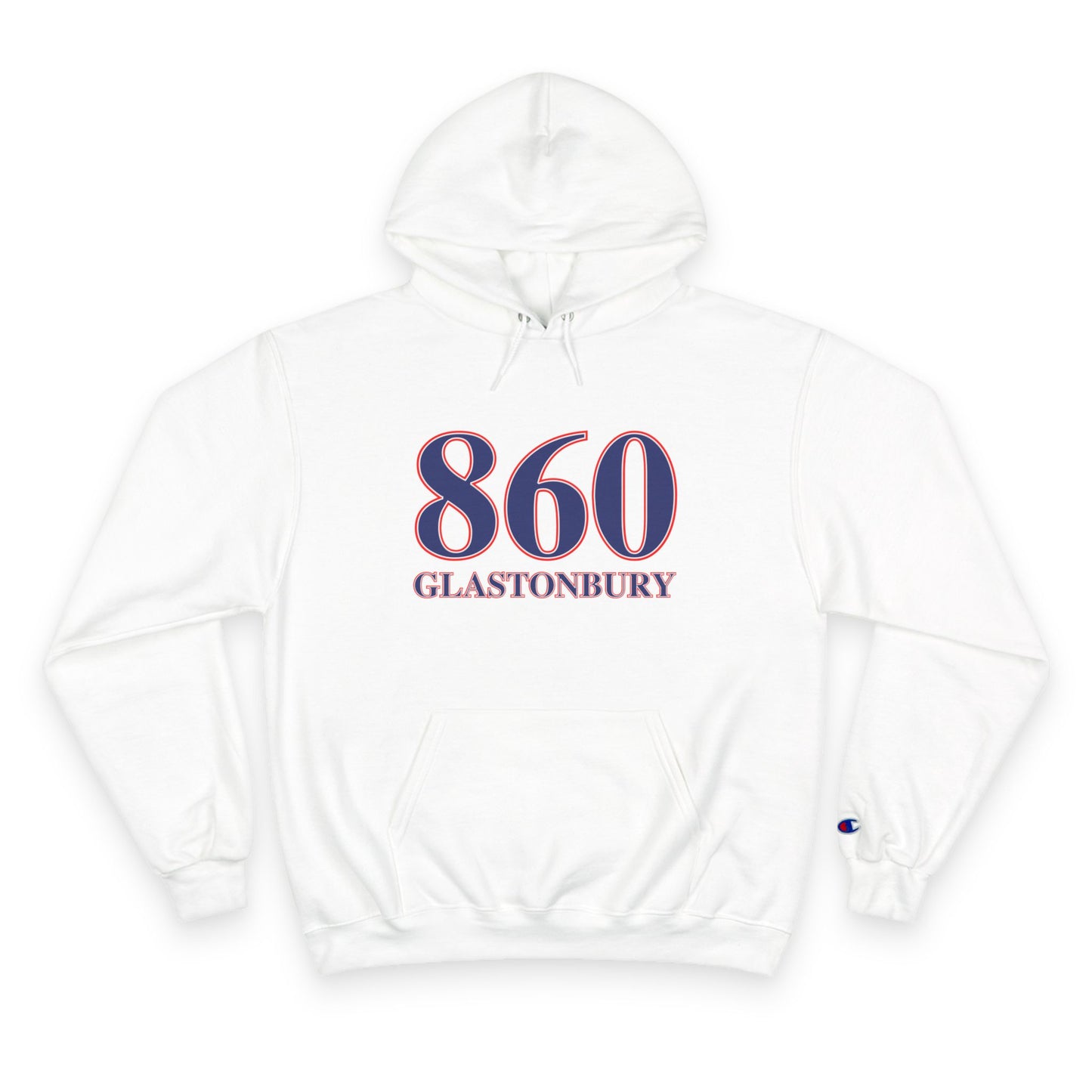 860 Glastonbury Red White & Blue Champion Hoodie