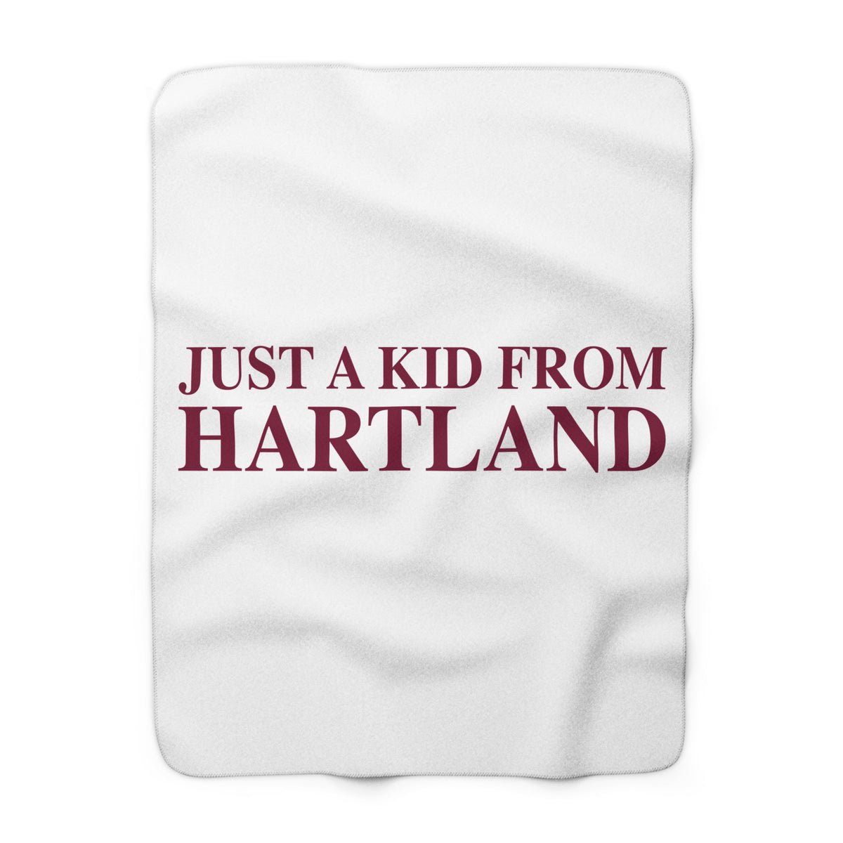 Just a kid from Hartland Fleece Blanket