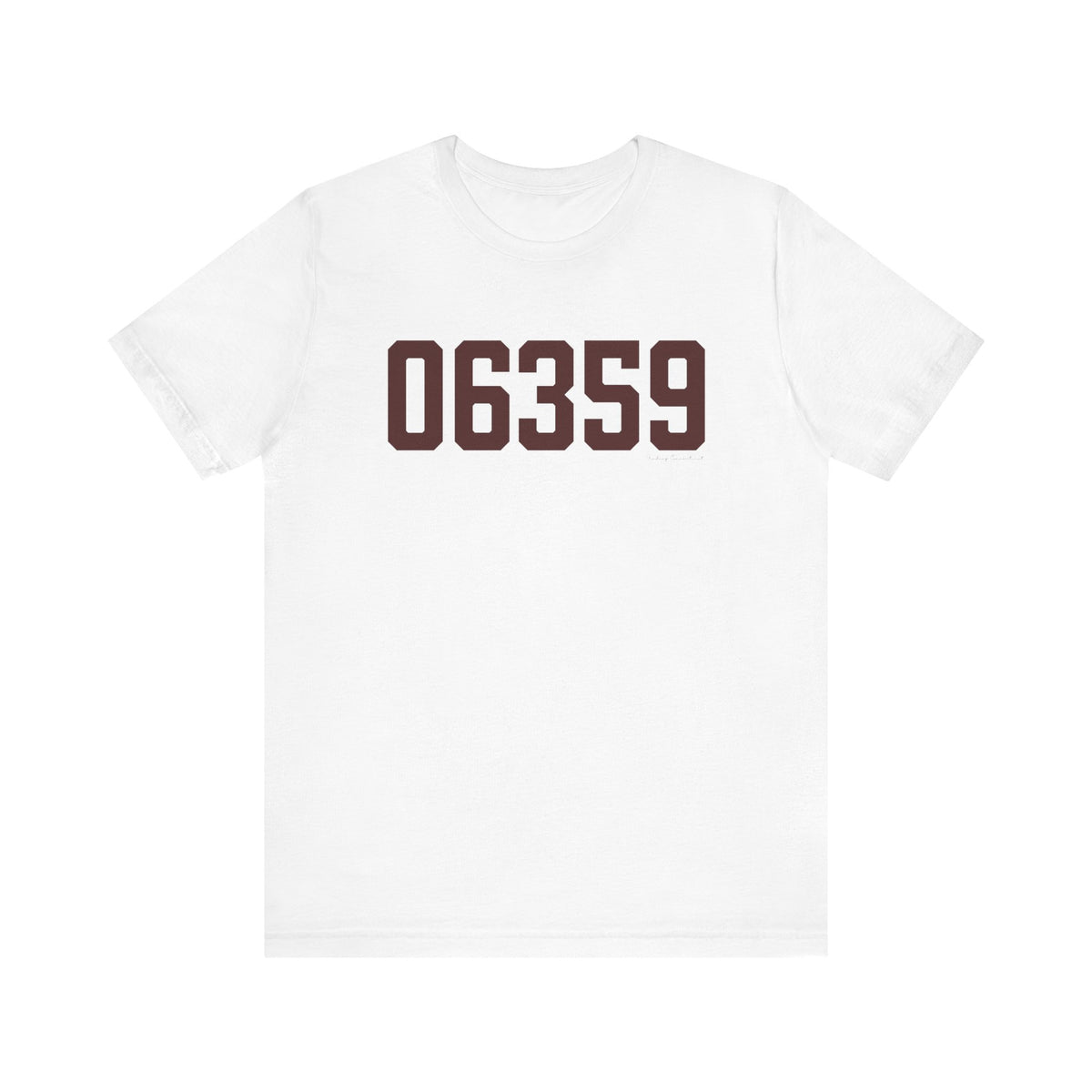 06359 North Stonington Connecticut Zip Code Unisex Jersey Short Sleeve T-Shirt