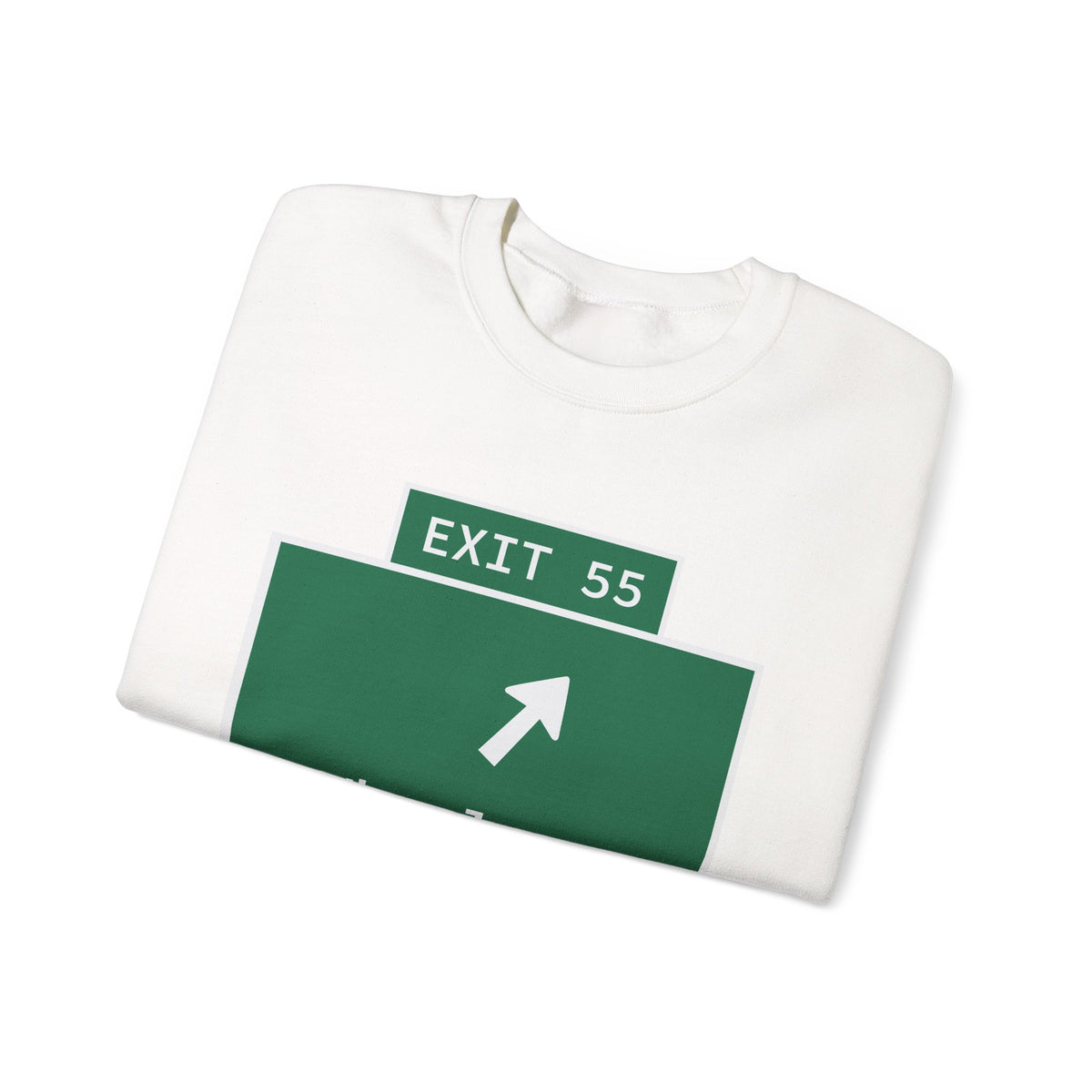 Vintage WCP Exit 55 Sign Unisex Heavy Blend™ Crewneck Sweatshirt