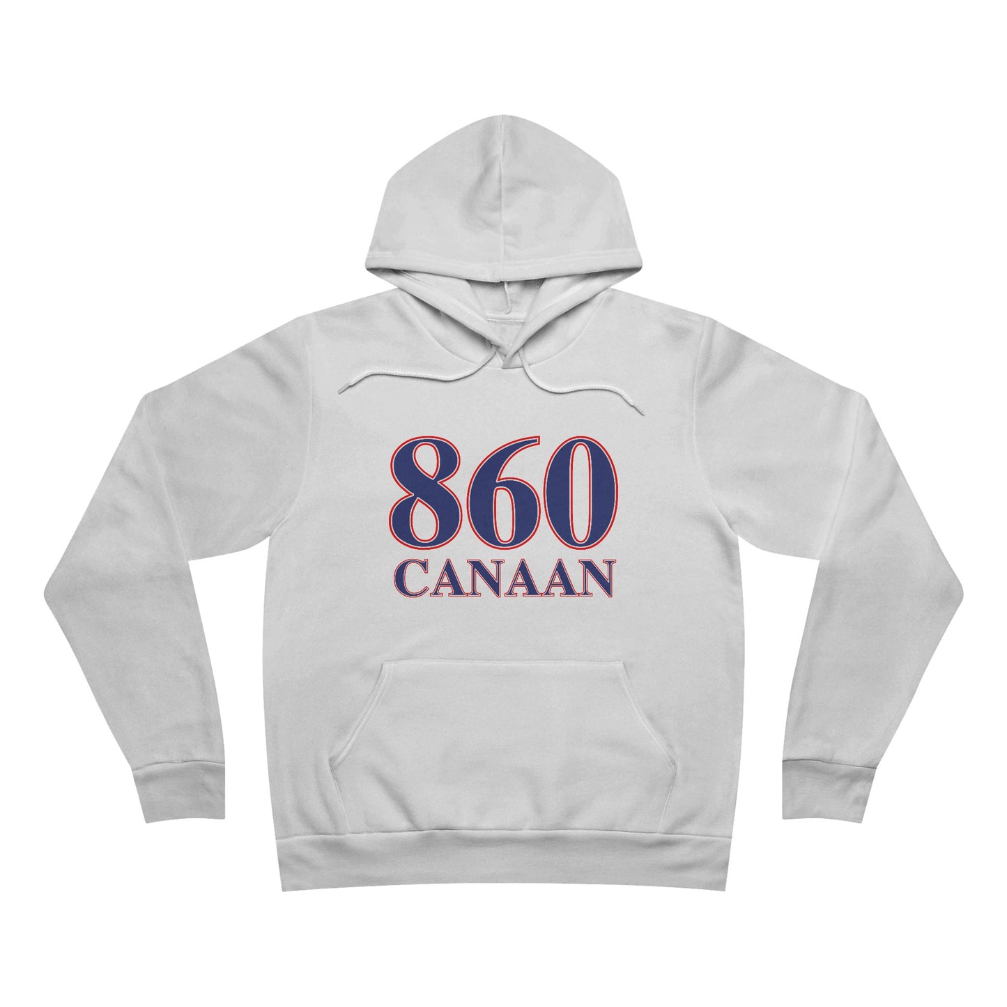 860 Canaan Red White & Blue Unisex Sponge Fleece Pullover Hoodie