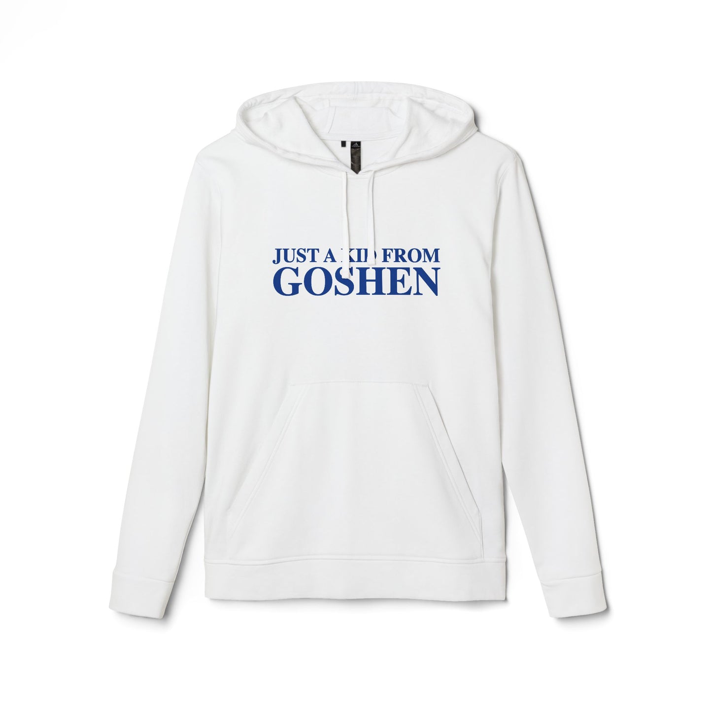 Just a kid from Goshen adidas Unisex Fleece Hoodie
