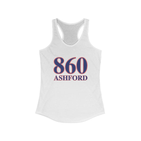 860 Ashford Red White & Blue Women's Ideal Racerback Tank Top