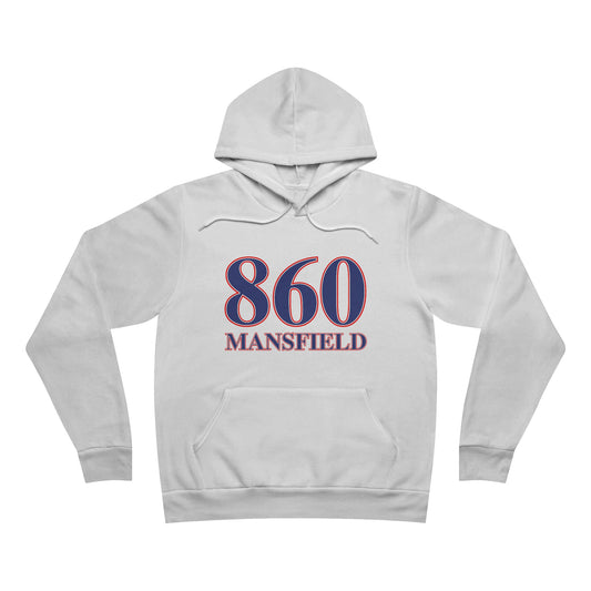 860 Mansfield Red White & Blue Unisex Sponge Fleece Pullover Hoodie