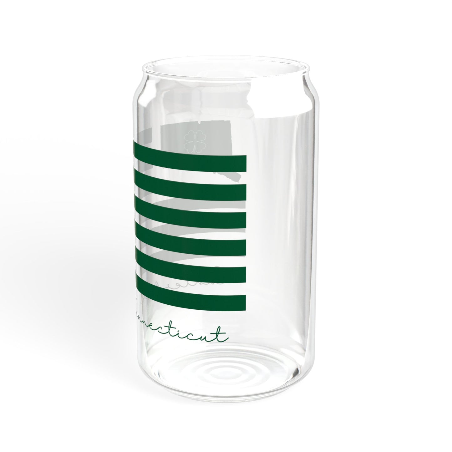 Canterbury Connecticut St. Patrick’s Day Flag Sipper Glass, 16oz