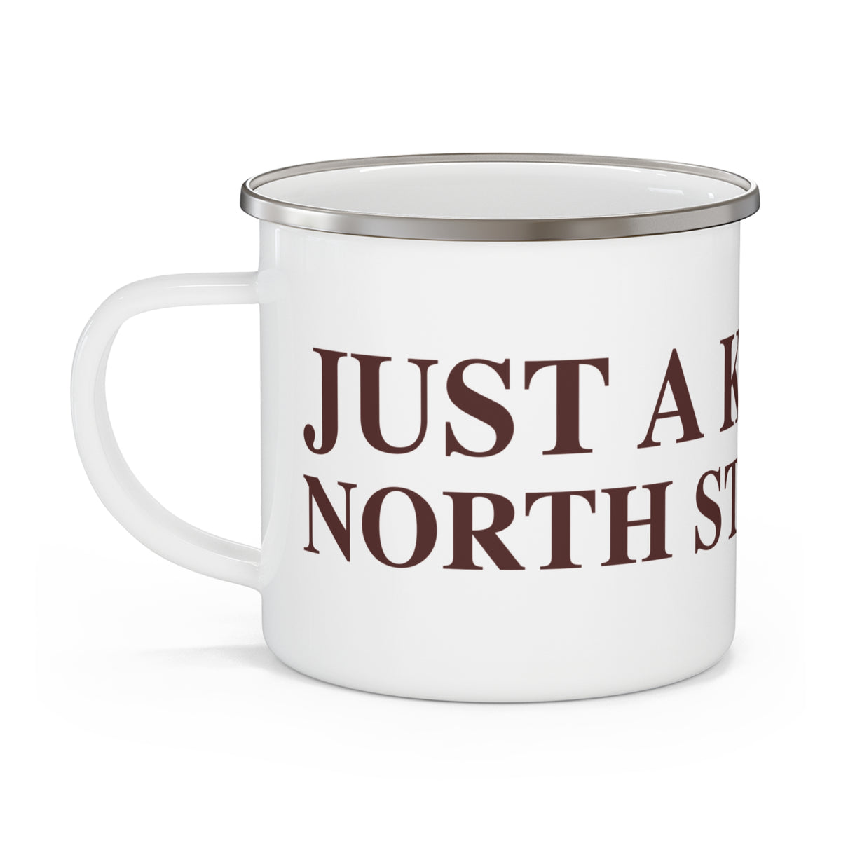 Just a kid from North Stonington Enamel Camping Mug