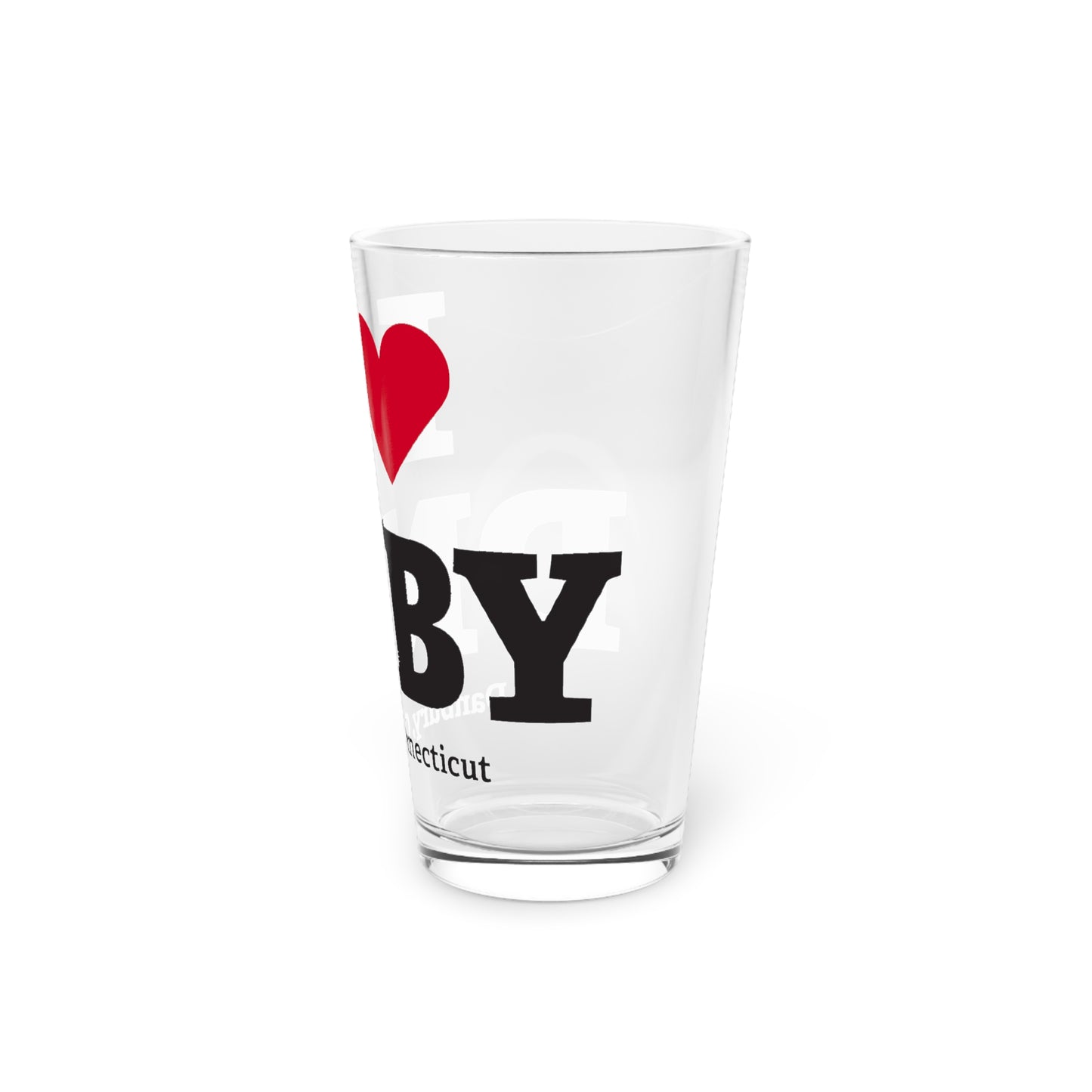 I Heart DNBY
Pint Glass, 16oz