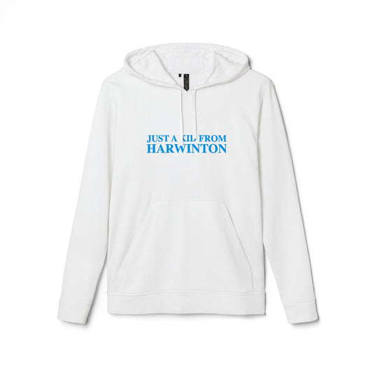 Just a kid from Harwinton adidas Unisex Fleece Hoodie