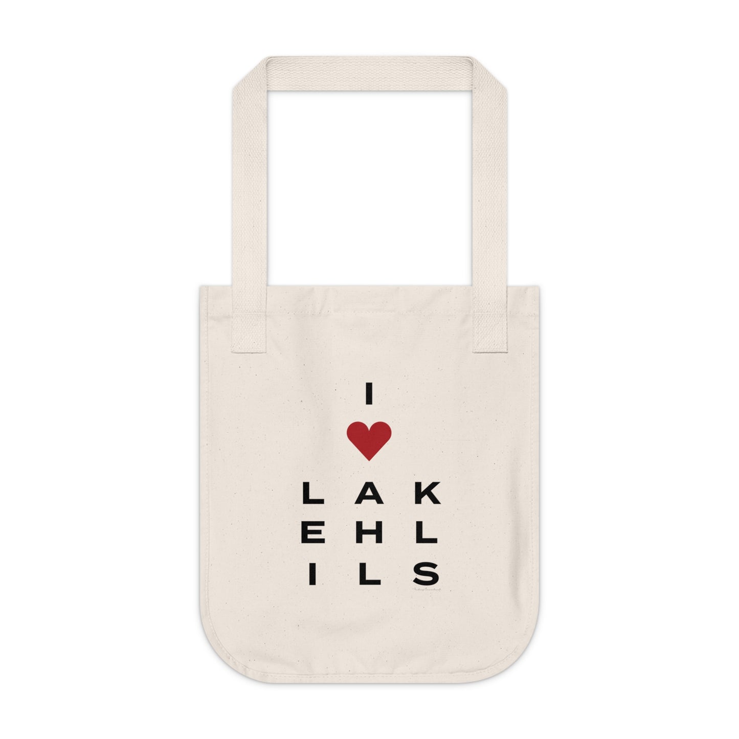 Lake Hills Vision Organic Canvas Tote Bag