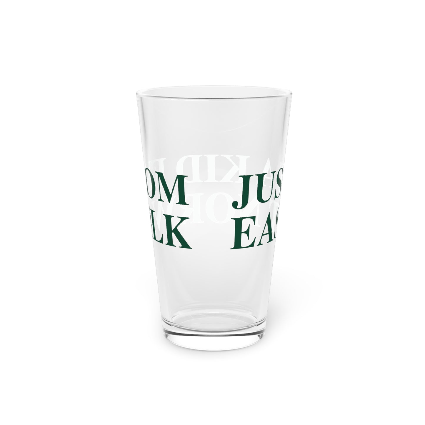 Just a kid from East Norwalk Pint Glass, 16oz