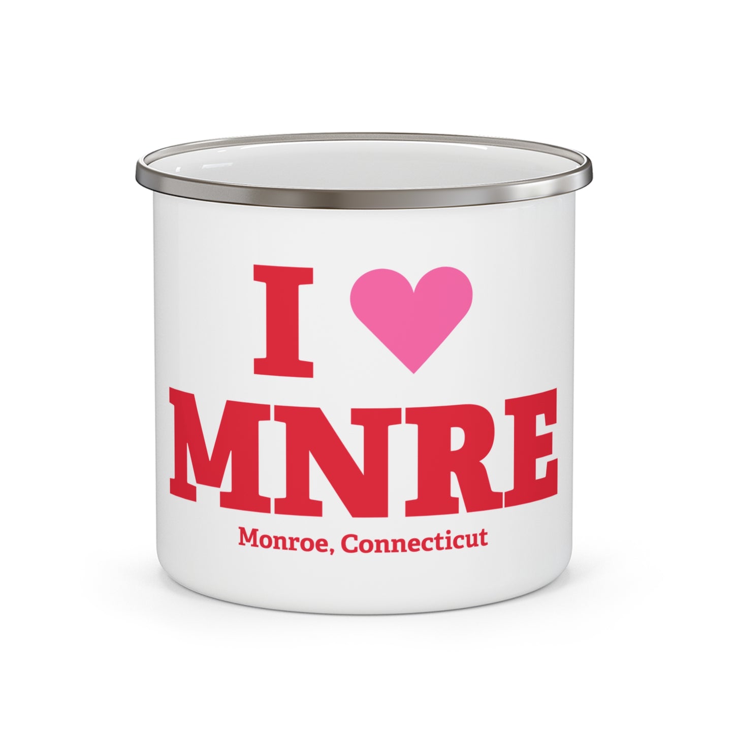 I Heart MNRE Enamel Camping Mug