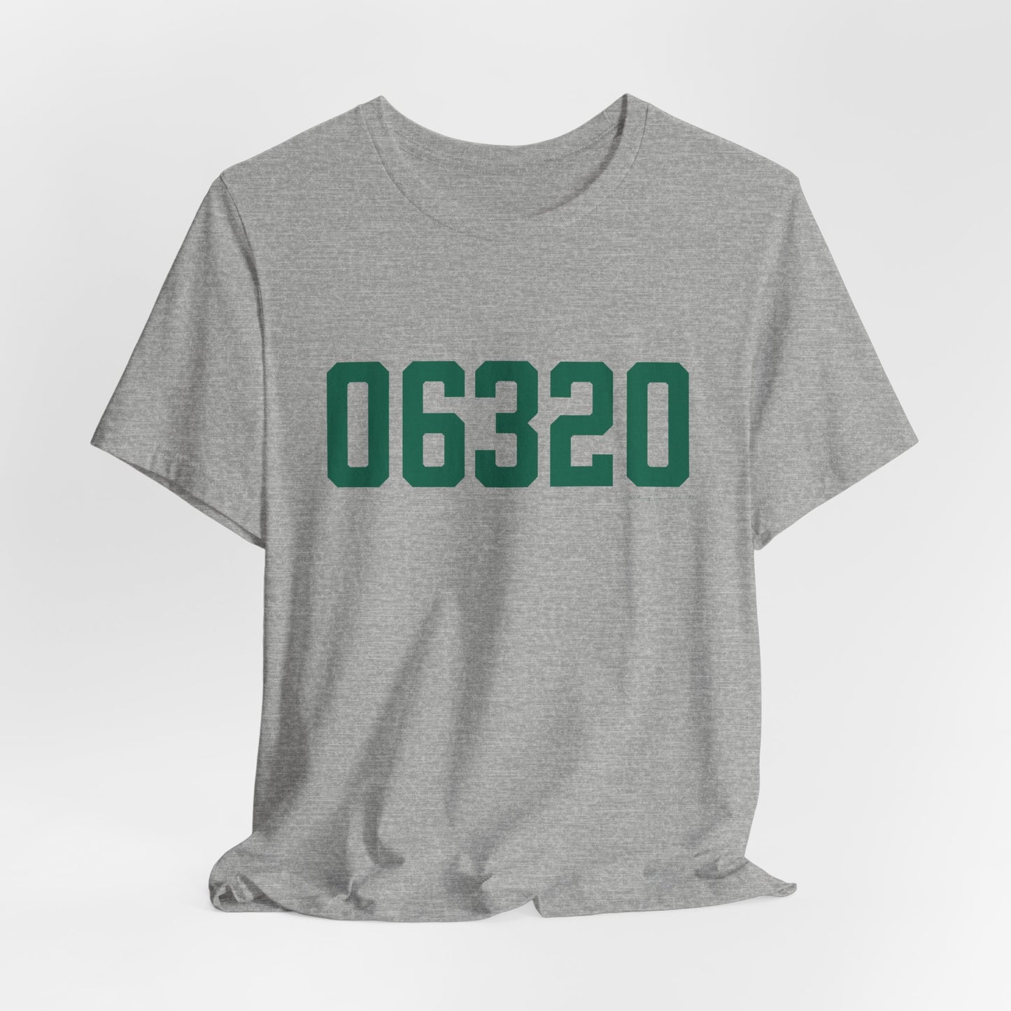 06320 - New London CT Zip Code Unisex Jersey Short Sleeve Tee