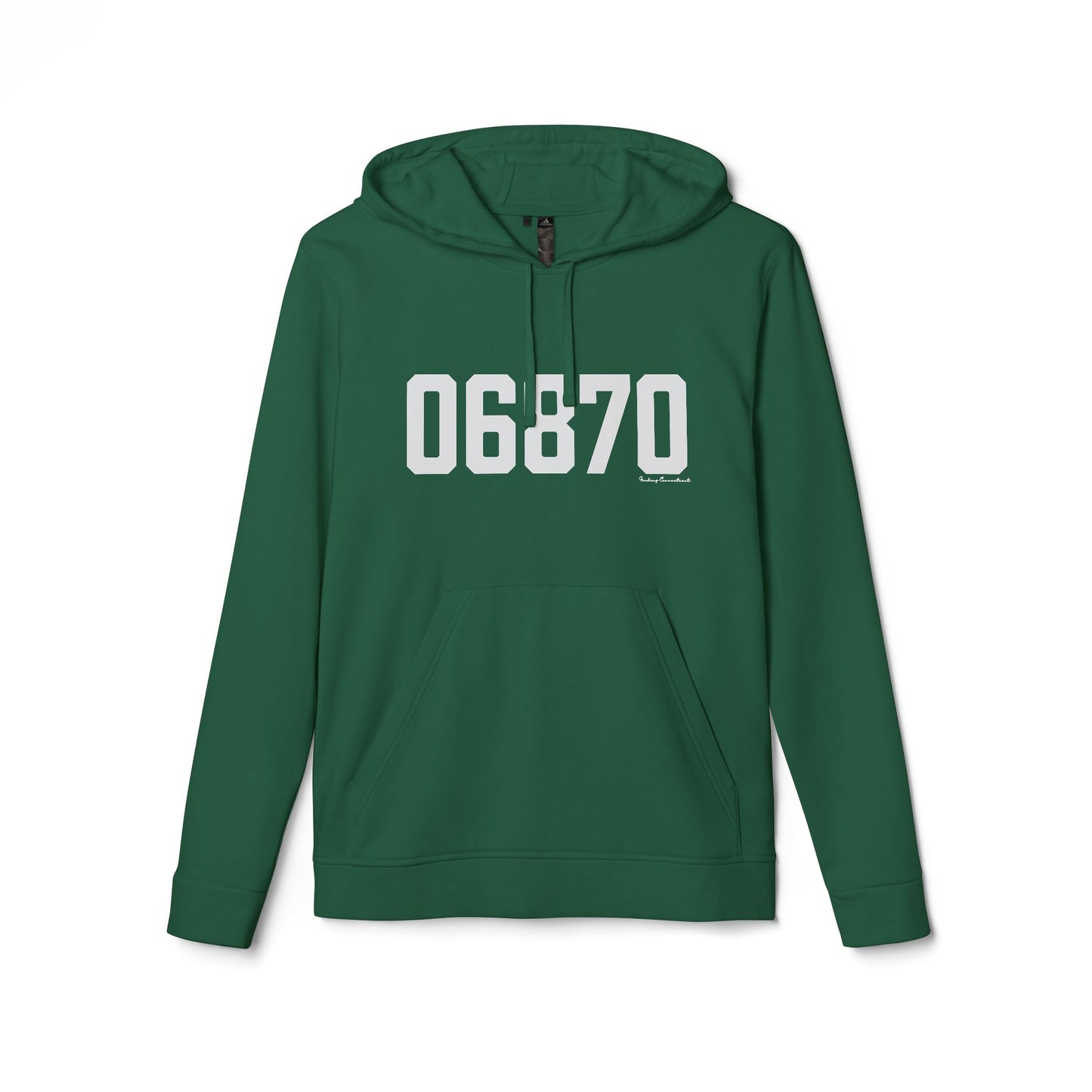 06870 - Greenwich CT Zip Code adidas Unisex Fleece Hoodie
