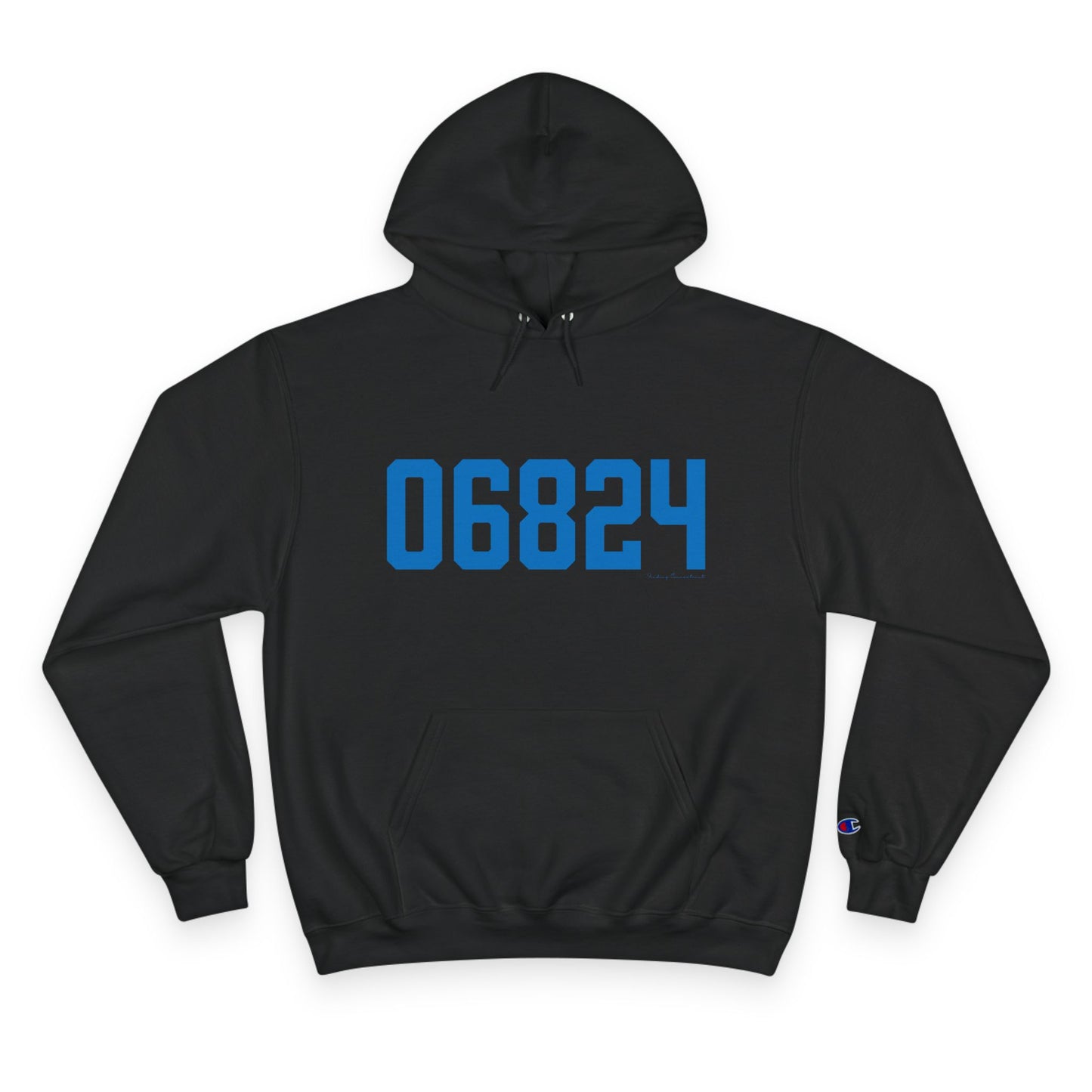 06824 Fairfield Connecticut Zip Code Champion Hoodie Sweatshirts