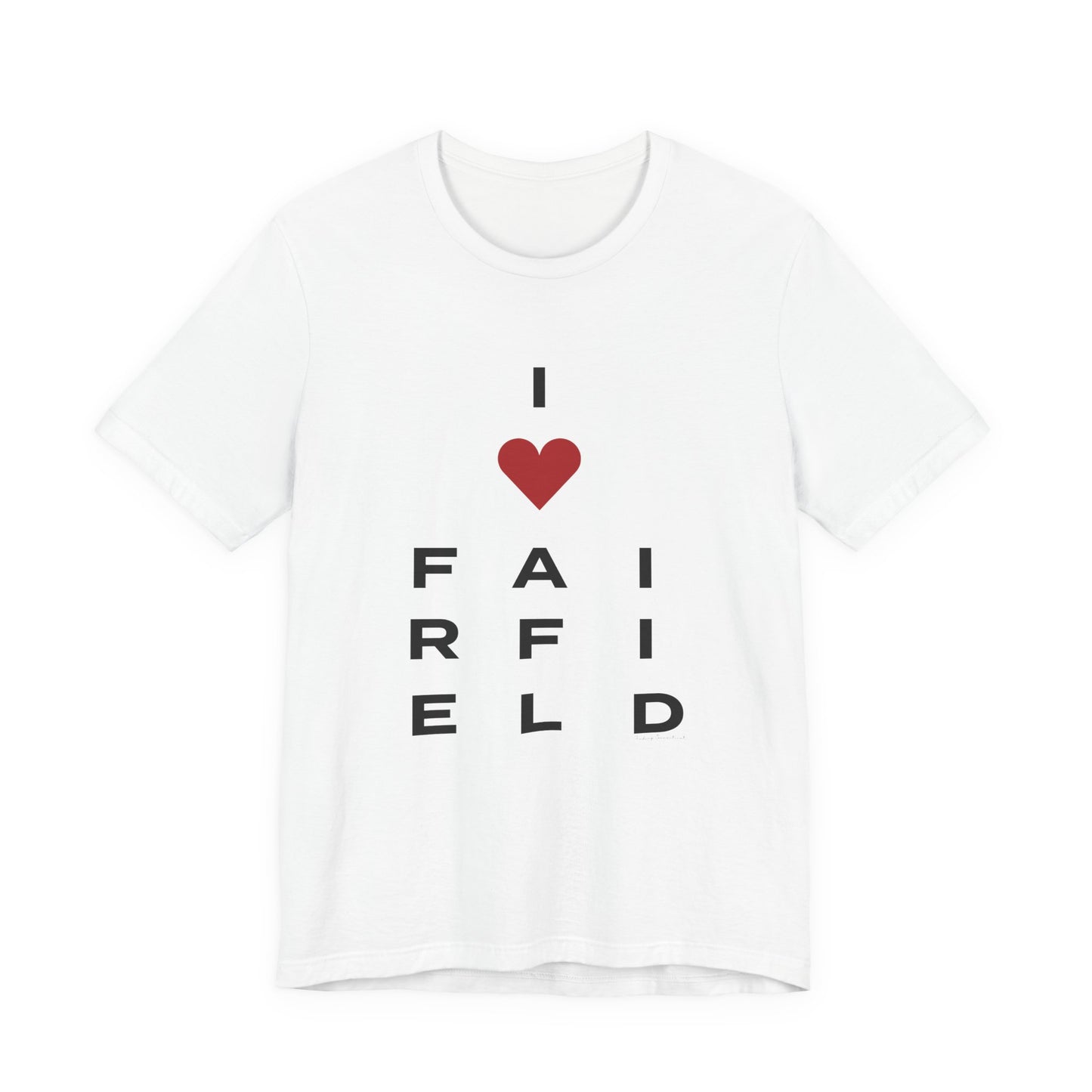 Fairfield Vision Unisex Jersey Short Sleeve T-Shirt