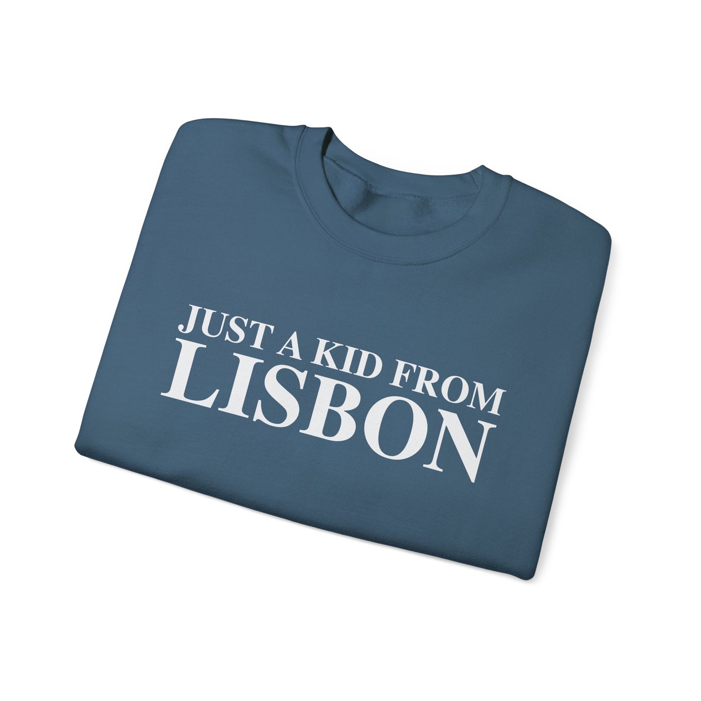 Just a kid from Lisbon Unisex Heavy Blend™ Crewneck Sweatshirt
