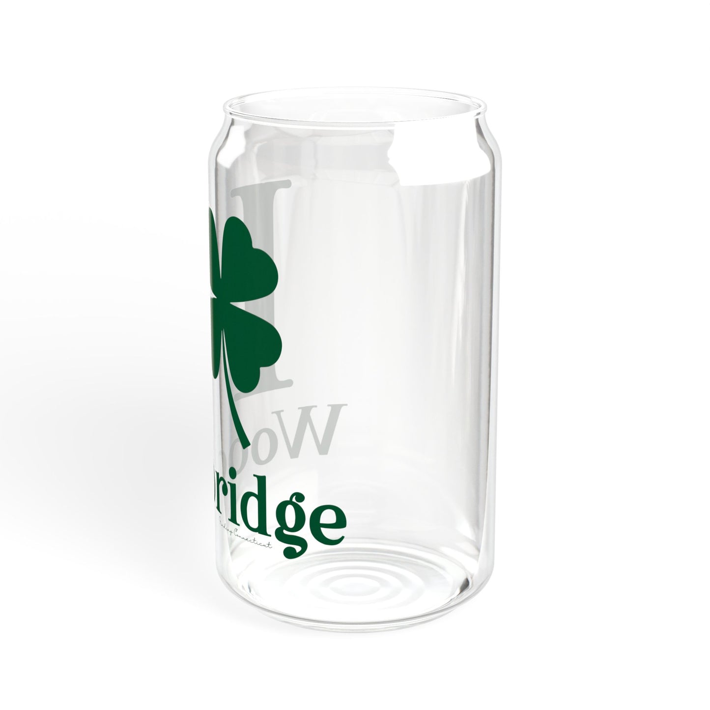 I Clover Woodbridge Sipper Glass, 16oz