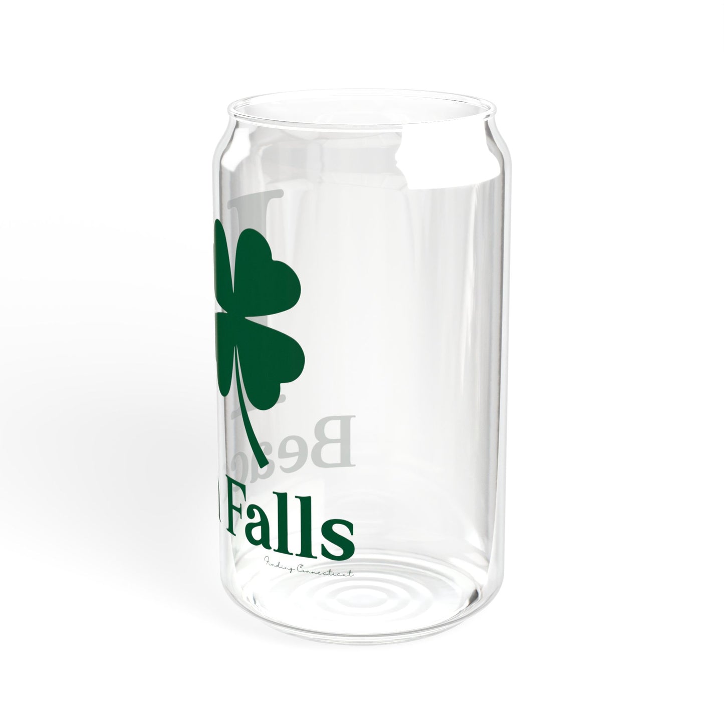 I Clover Beacon Falls Sipper Glass, 16oz