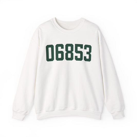 06853 Norwalk Connecticut Zip Code Unisex Heavy Blend™ Crewneck Sweatshirt