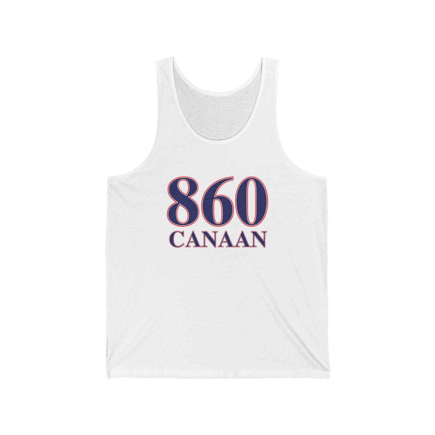 860 Canaan Red White & Blue Unisex Jersey Tank Top