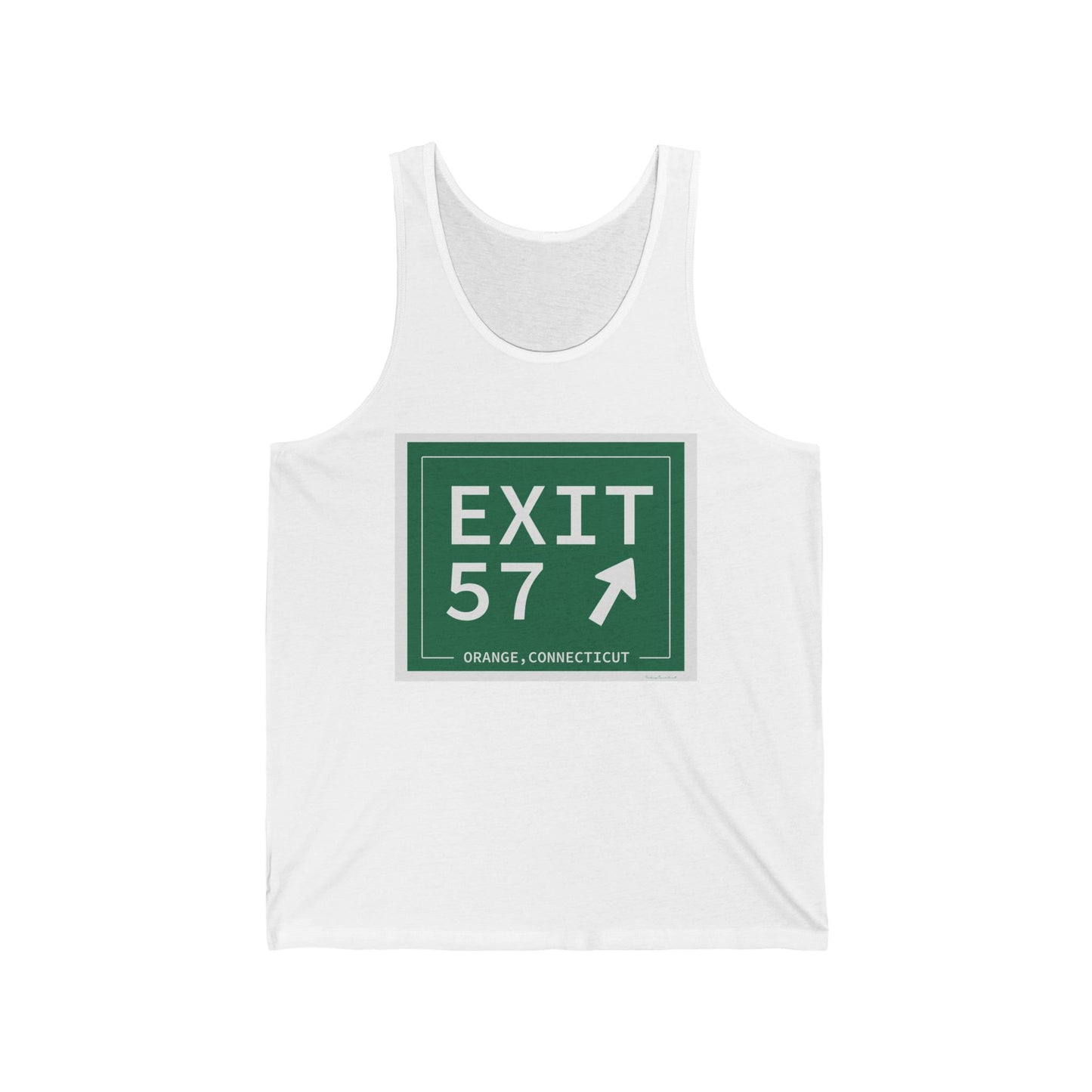 Vintage Exit 57 WCP Sign Unisex Jersey Tank Top