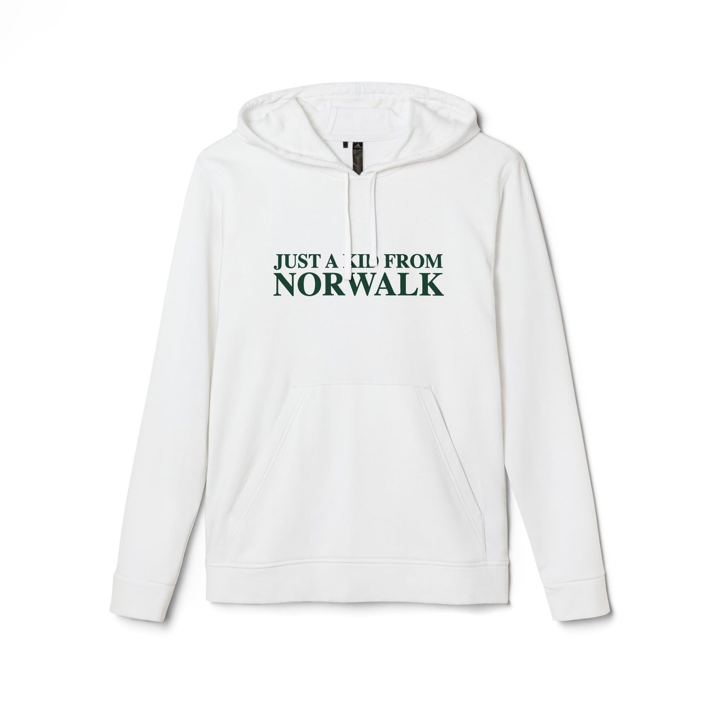 Just a kid from Norwalk adidas Unisex Fleece Hoodie