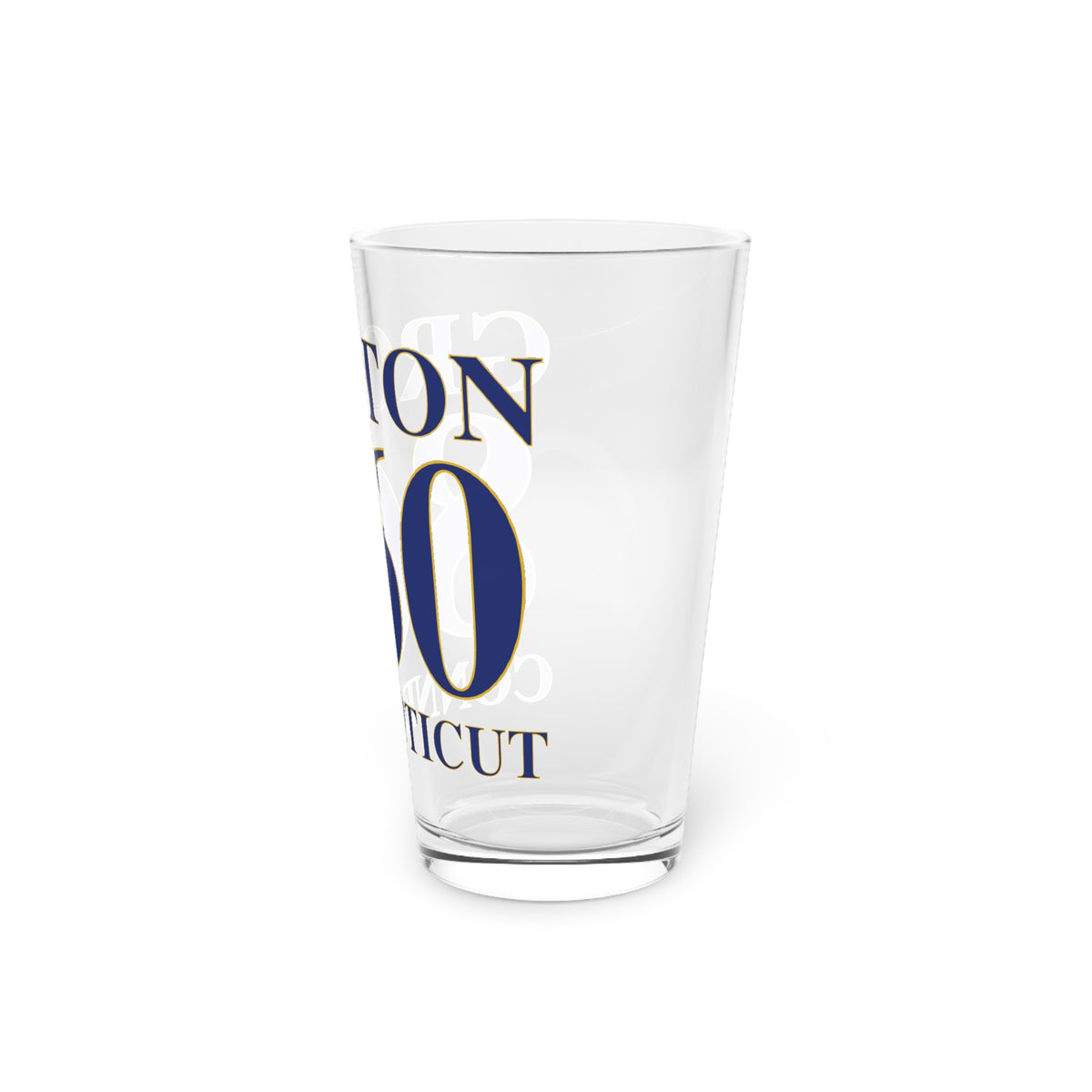 Groton 860 Connecticut Pint Glass, 16oz