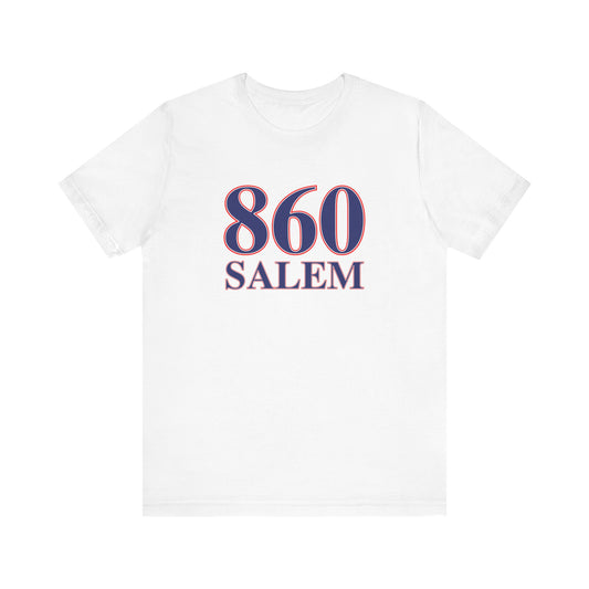 860 Salem Red White & Blue Unisex Jersey Short Sleeve T-Shirt