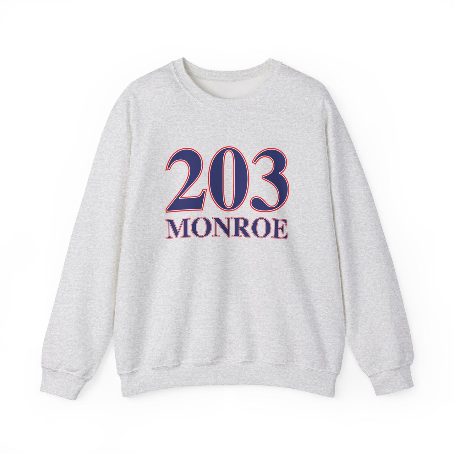 203 Monroe Red White & Blue Unisex Heavy Blend™ Crewneck Sweatshirt