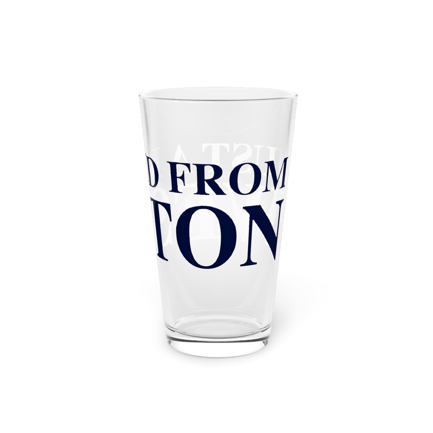 Just a kid from Weston Pint Glass, 16oz