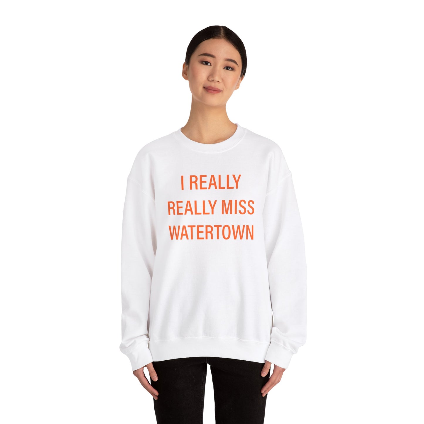 I Really Really Miss Watertown Unisex Heavy Blend™ Crewneck Sweatshirt