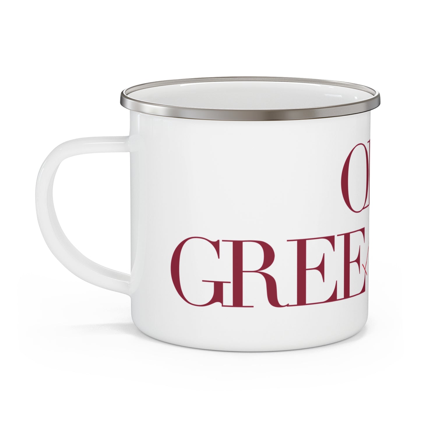 41 Tilt Old Greenwich Enamel Camping Mug