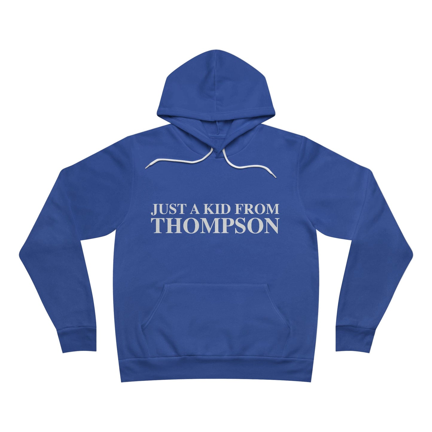 Just a kid from Thompson Unisex Sponge Fleece Pullover Hoodie