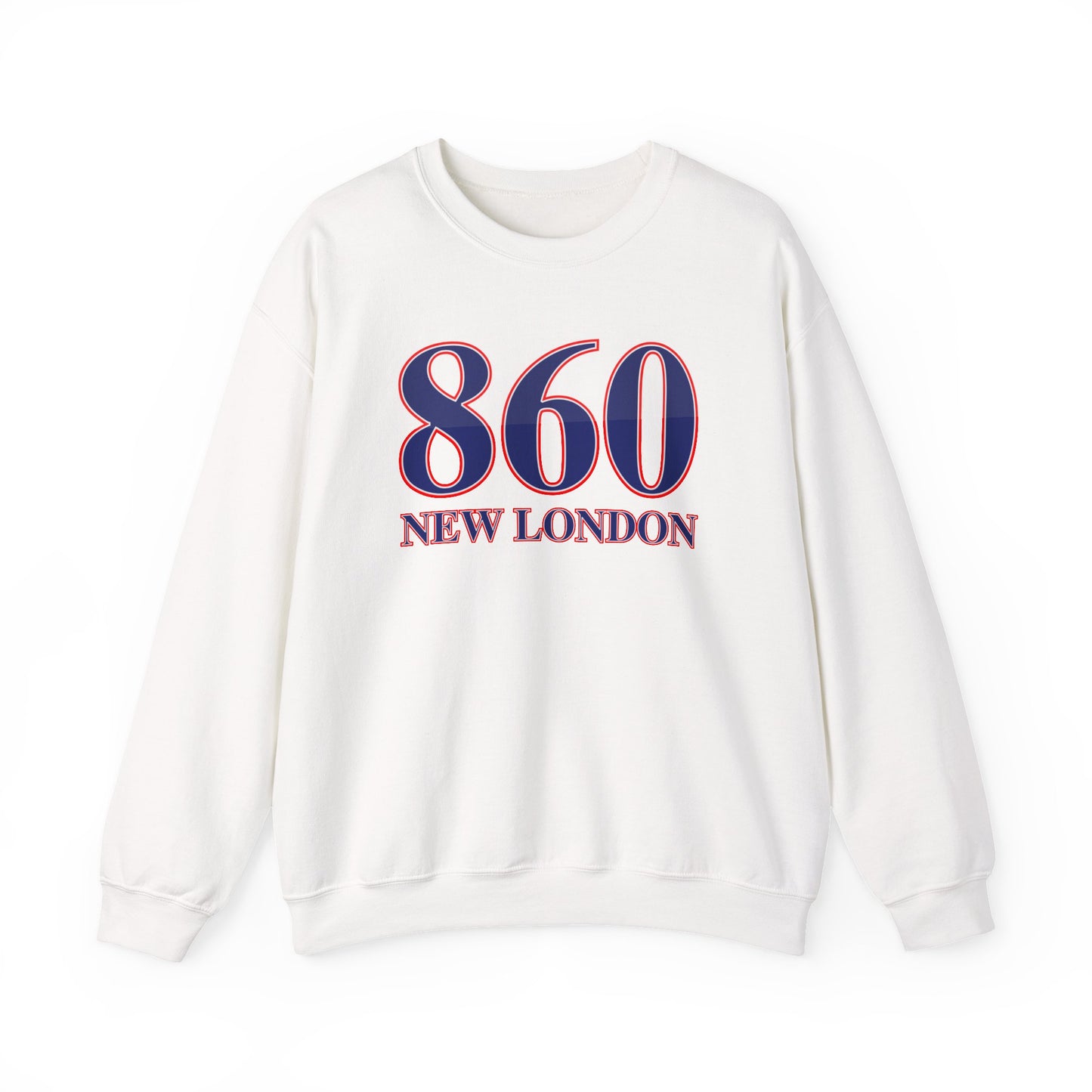 860 New London Red White & Blue Unisex Heavy Blend™ Crewneck Sweatshirt