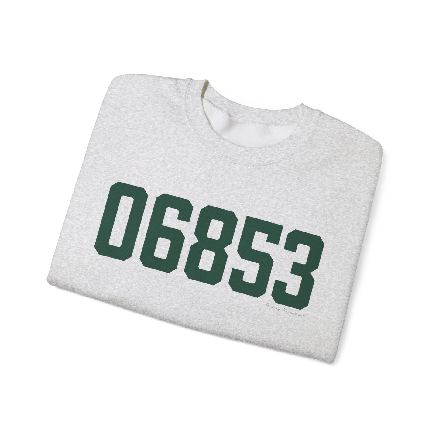 06853 Norwalk Connecticut Zip Code Unisex Heavy Blend™ Crewneck Sweatshirt