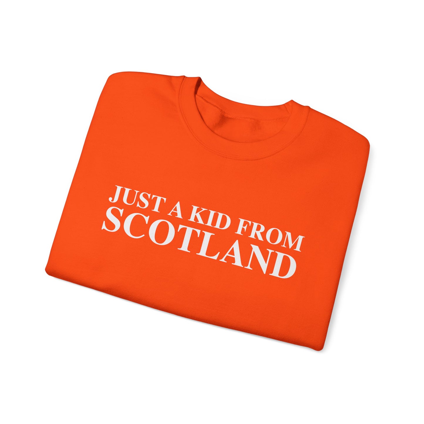 Just a kid from Scotland Unisex Heavy Blend™ Crewneck Sweatshirt