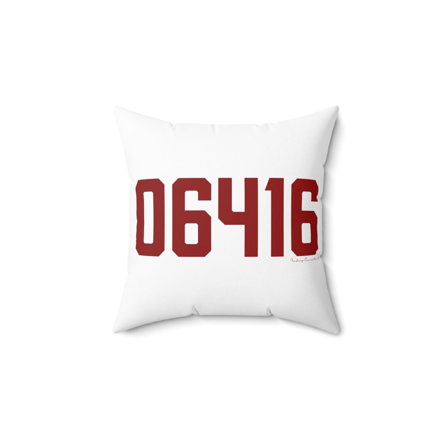 06416 Cromwell Connecticut Zip Code. Spun Polyester Square Pillow
