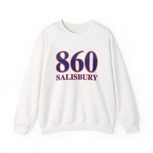 860 Salisbury Red White & Blue Unisex Heavy Blend™ Crewneck Sweatshirt