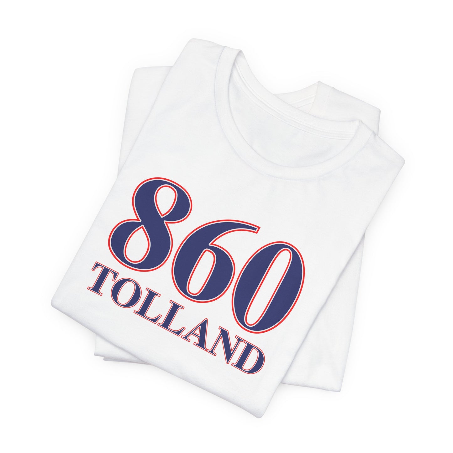 860 Tolland Red White & Blue Unisex Jersey Short Sleeve T-Shirt