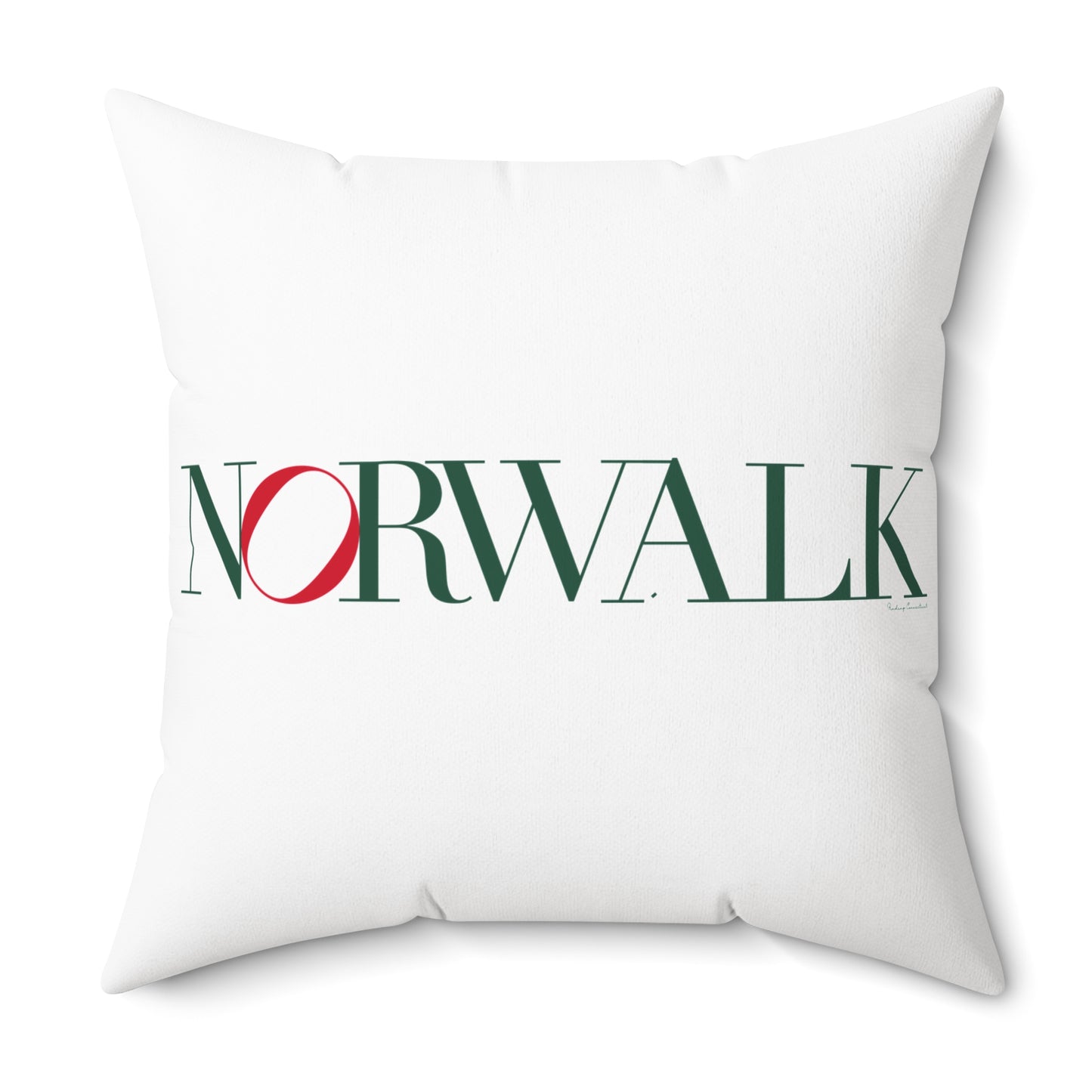 41 Tilt Norwalk Spun Polyester Square Pillow