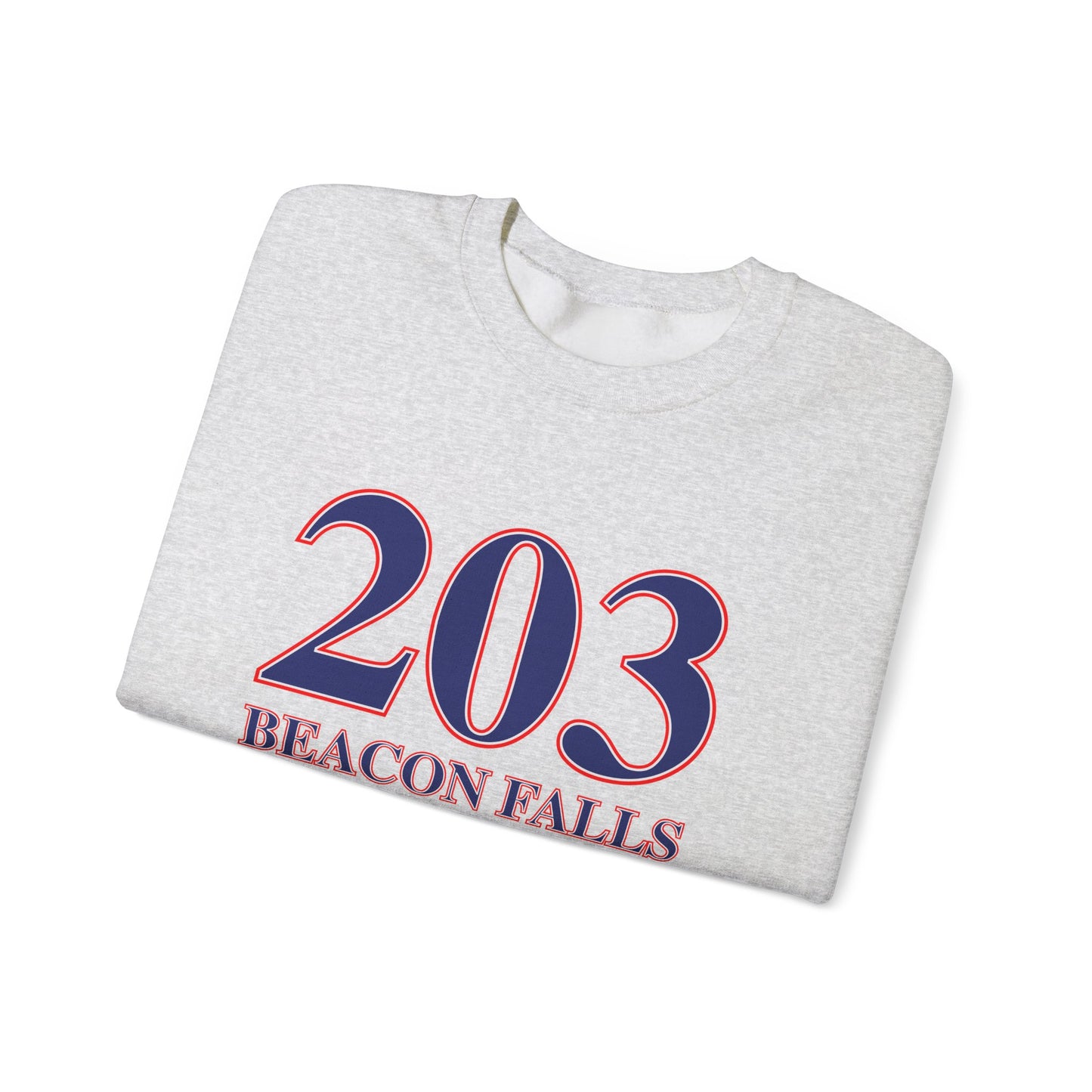 203 Beacon Falls Red White & Blue Unisex Heavy Blend™ Crewneck Sweatshirt