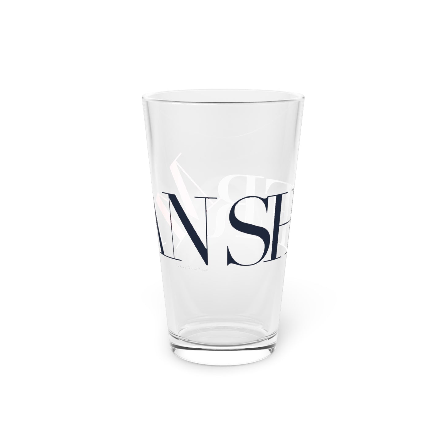 41 Tilt Sherman Pint Glass, 16oz