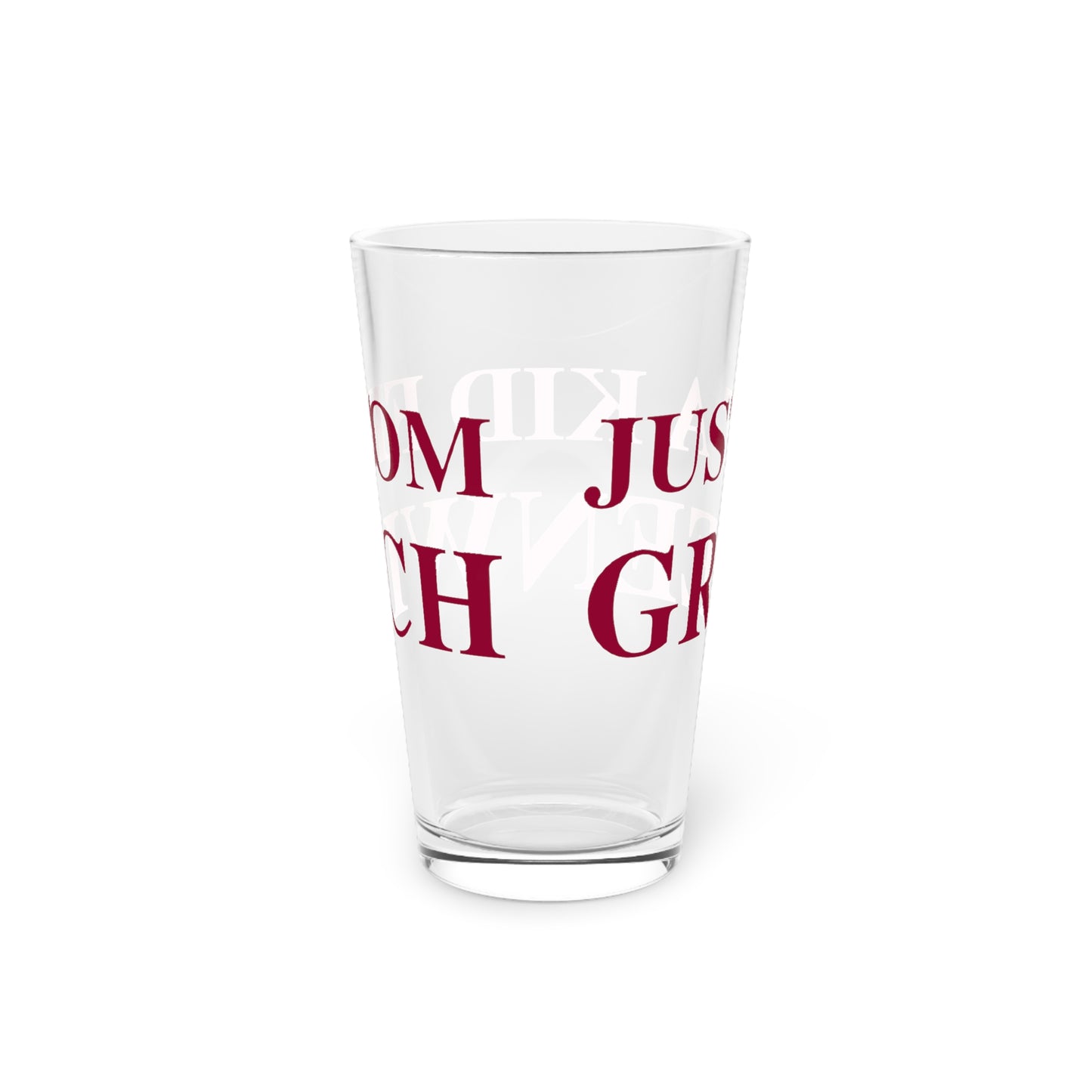 Just a kid from Greenwich Pint Glass, 16oz